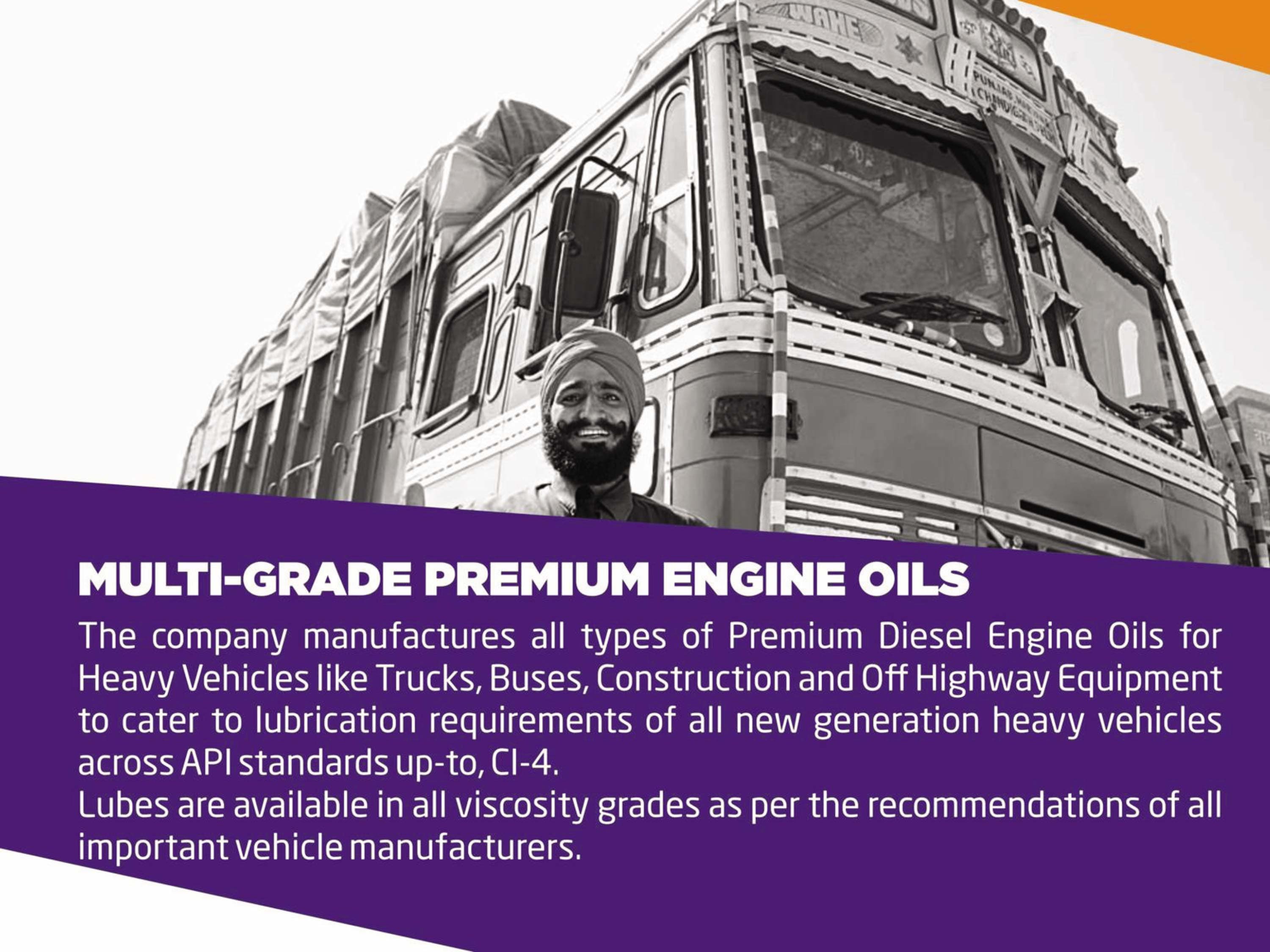 Multi-Grade Premium Engine Oils